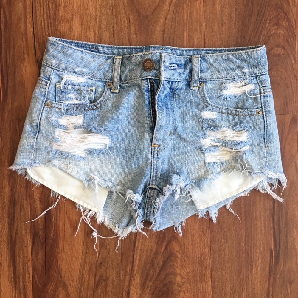 High waisted shorts
